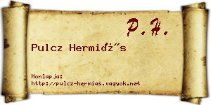 Pulcz Hermiás névjegykártya